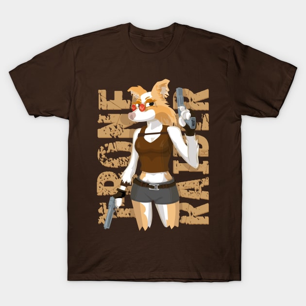 T-Bone Raider T-Shirt by DoggyGraphics